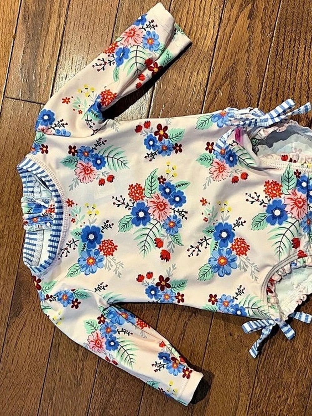 Ruffle Butts Swimsuit in Floral 6M NWT
